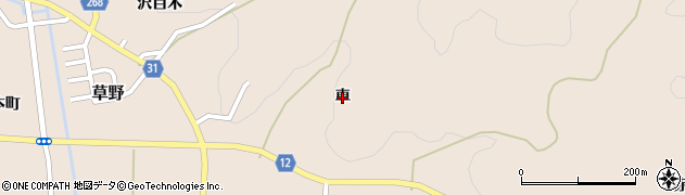 福島県飯舘村（相馬郡）草野（車）周辺の地図