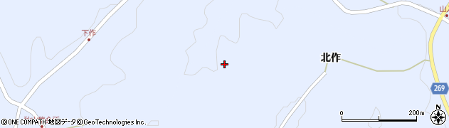 福島県川俣町（伊達郡）羽田（尾入）周辺の地図