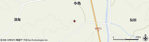 福島県川俣町（伊達郡）小島（南山）周辺の地図