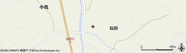 福島県伊達郡川俣町小島反田周辺の地図