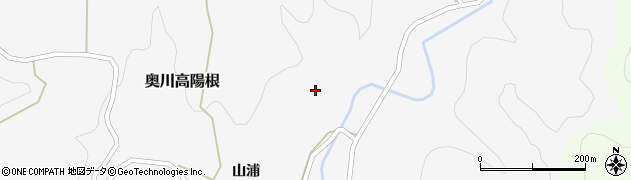福島県西会津町（耶麻郡）奥川大字高陽根（押切）周辺の地図
