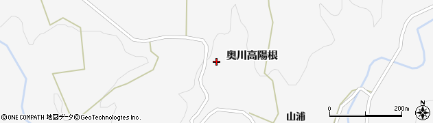 福島県西会津町（耶麻郡）奥川大字高陽根（桜坂）周辺の地図