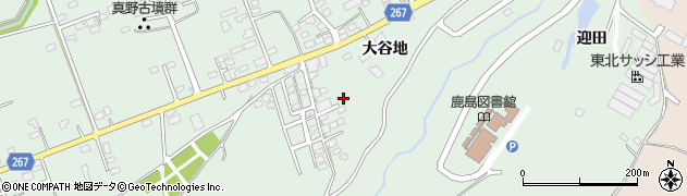 福島県南相馬市鹿島区寺内（大谷地）周辺の地図