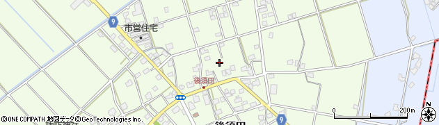 新潟県加茂市後須田1616周辺の地図