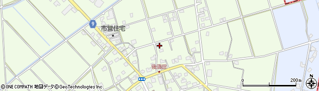 新潟県加茂市後須田1549周辺の地図