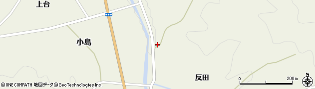 福島県川俣町（伊達郡）小島（風呂ヶ前）周辺の地図