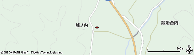 福島県福島市立子山城戸内周辺の地図
