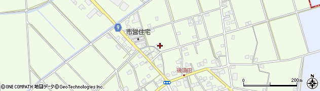 新潟県加茂市後須田1500周辺の地図