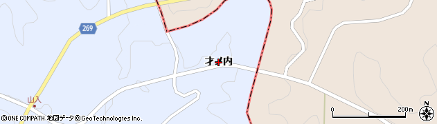 福島県川俣町（伊達郡）羽田（才ノ内）周辺の地図
