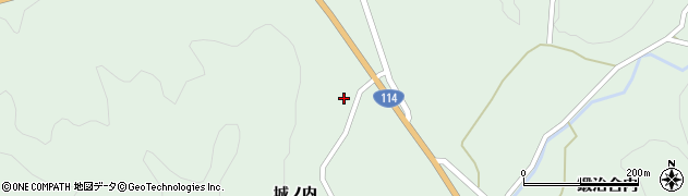 福島県福島市立子山（伊達岩）周辺の地図