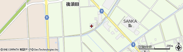 新潟県加茂市後須田2275周辺の地図