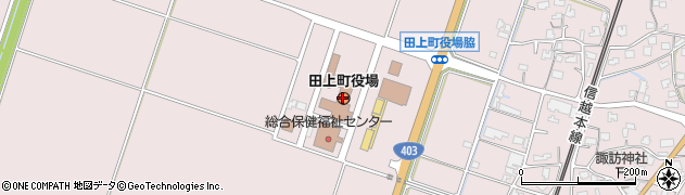 新潟県田上町（南蒲原郡）周辺の地図