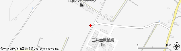 福島県喜多方市松山町鳥見山堰下周辺の地図
