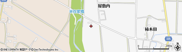 福島県喜多方市熱塩加納町加納大道下周辺の地図