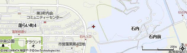 福島県福島市田沢石内入周辺の地図