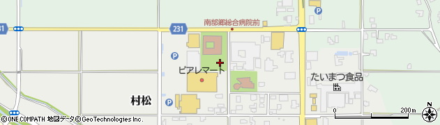 新潟県五泉市村松周辺の地図