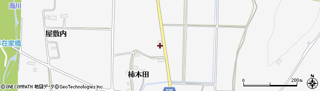 福島県喜多方市熱塩加納町加納堰上周辺の地図
