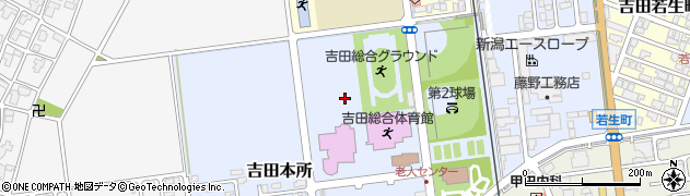 新潟県燕市吉田本所周辺の地図