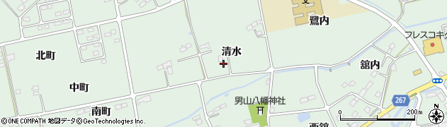 福島県南相馬市鹿島区寺内清水周辺の地図