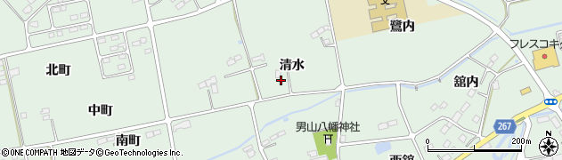 福島県南相馬市鹿島区寺内（清水）周辺の地図