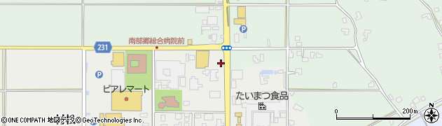 南部郷総合病院入口周辺の地図