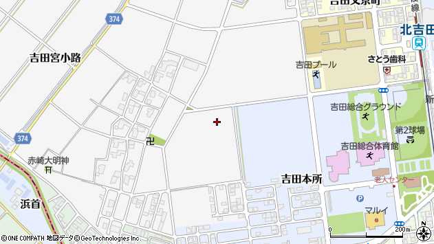 〒959-0267 新潟県燕市吉田宮小路の地図