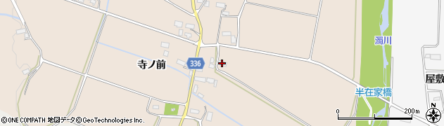 福島県喜多方市熱塩加納町宮川（三軒屋敷）周辺の地図