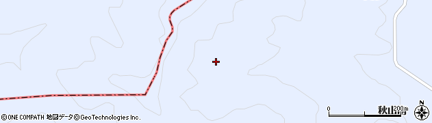 福島県川俣町（伊達郡）秋山（上井戸上山）周辺の地図