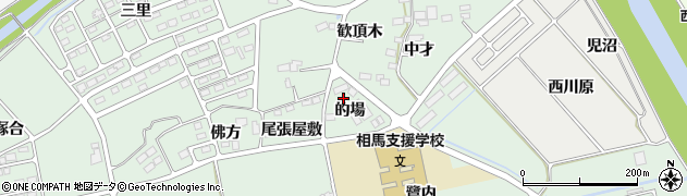 福島県南相馬市鹿島区寺内（的場）周辺の地図