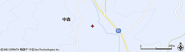 福島県川俣町（伊達郡）秋山（堂ノ前）周辺の地図