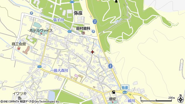 〒959-0323 新潟県西蒲原郡弥彦村弥彦の地図