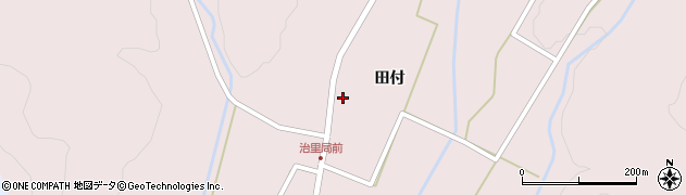 福島県喜多方市岩月町入田付（田付）周辺の地図