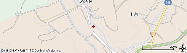 福島県福島市小田金山周辺の地図