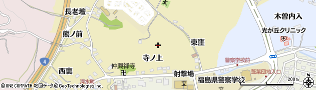 福島県福島市清水町（町尻）周辺の地図