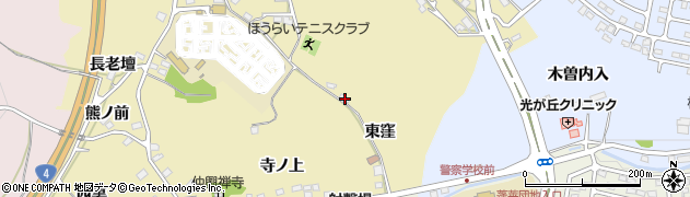 福島県福島市清水町東窪20周辺の地図