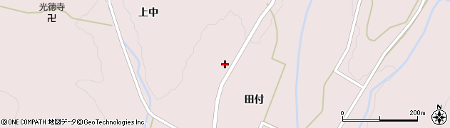 福島県喜多方市岩月町入田付西治里周辺の地図