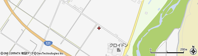 福島県喜多方市松山町鳥見山松原周辺の地図