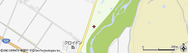 福島県喜多方市熱塩加納町山田三百苅甲周辺の地図
