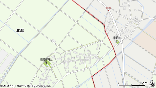 〒959-1301 新潟県加茂市北潟の地図