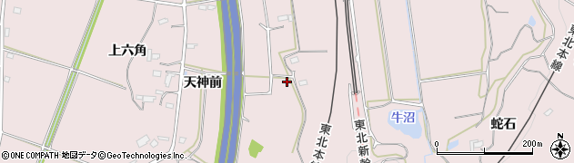 福島県福島市平石吉治下周辺の地図
