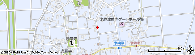 新潟県燕市米納津周辺の地図
