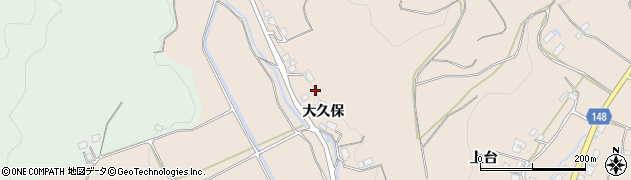 福島県福島市小田（大久保）周辺の地図