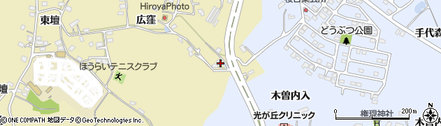 福島県福島市清水町広窪8周辺の地図