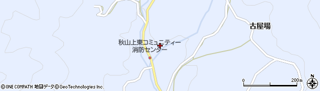 福島県川俣町（伊達郡）秋山（岩田）周辺の地図