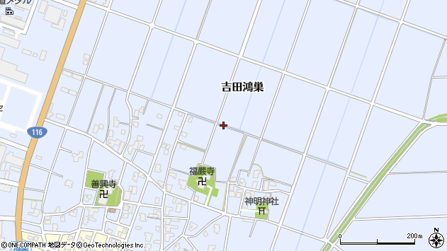 〒959-0261 新潟県燕市吉田鴻巣の地図