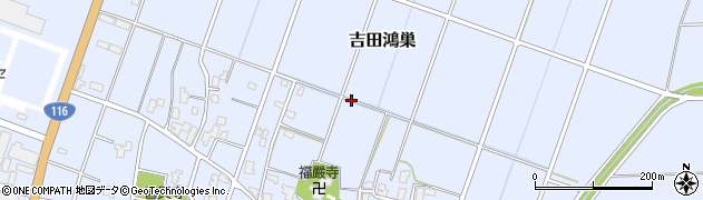 新潟県燕市吉田鴻巣周辺の地図