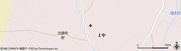 福島県喜多方市岩月町入田付上中周辺の地図