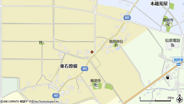 〒959-1762 新潟県五泉市東石曽根の地図
