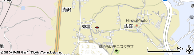福島県福島市清水町広窪16周辺の地図