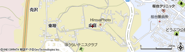 福島県福島市清水町（広窪）周辺の地図